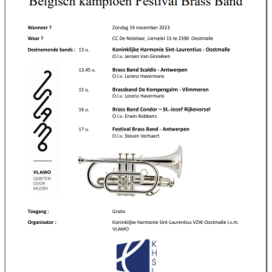 Affiche evaluatieconcert VLAMO 19112023